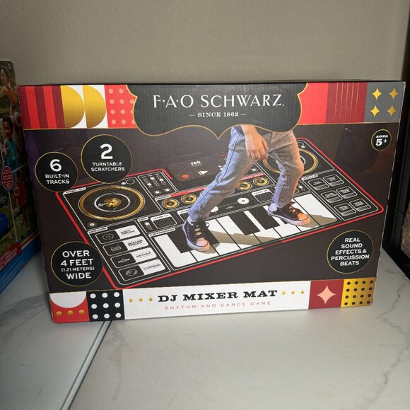 F.A.O. Schwarz‎ Giant Electronic DJ Mixer Mat NWT - Picture 6 of 9